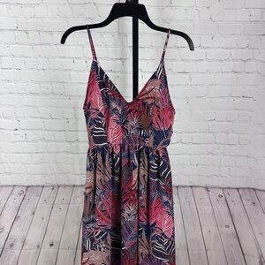 Japna Floral Maxi Length Spaghetti Strap Flowy Lightweight Dress Size Medium